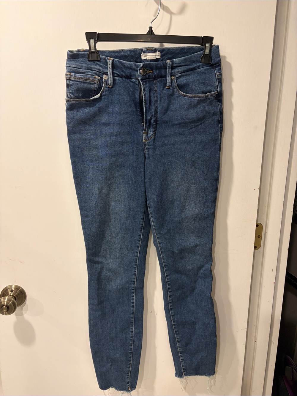Good American 6/28 Classic High-Rise Blue Women's Jeans
